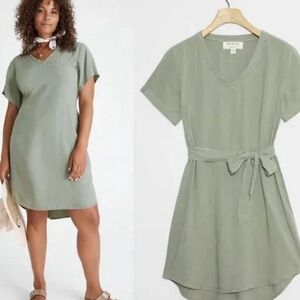 Cloth & Stone Sage V-Neck Blouse